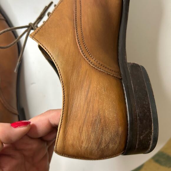 To Boot New York Adam Derrick brown leather cap toe dress shoes. Italy. Size 12 main image 6